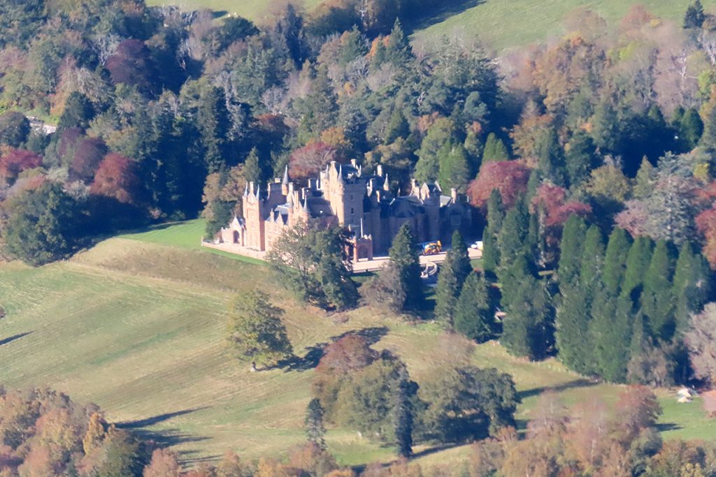 Ardross Castle in the Scottish Highlands, October 2025