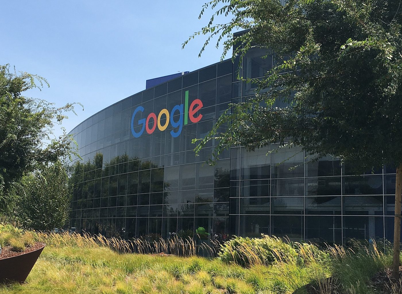 Google's Googleplex headquarters in Mountain View, California