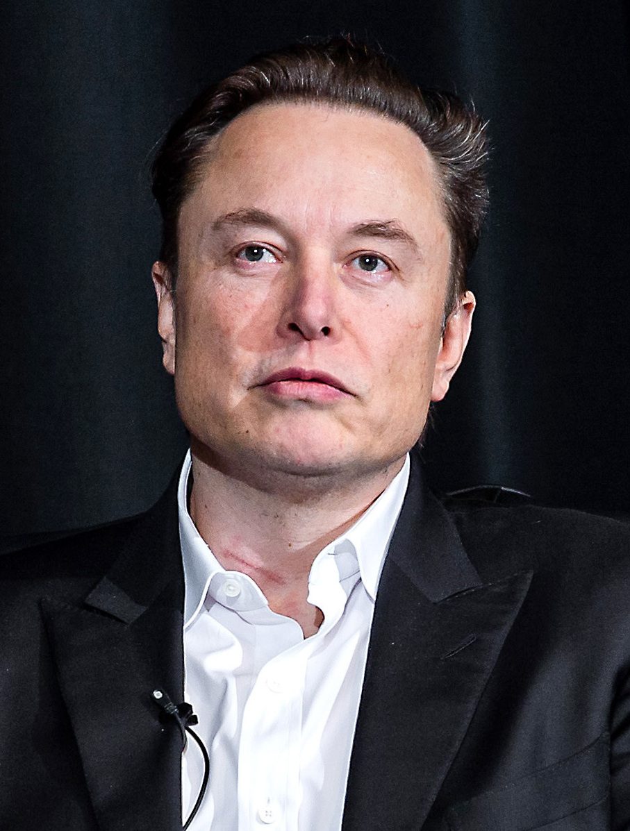 Elon Musk at the U.S. Air Force Academy in Colorado in 2022