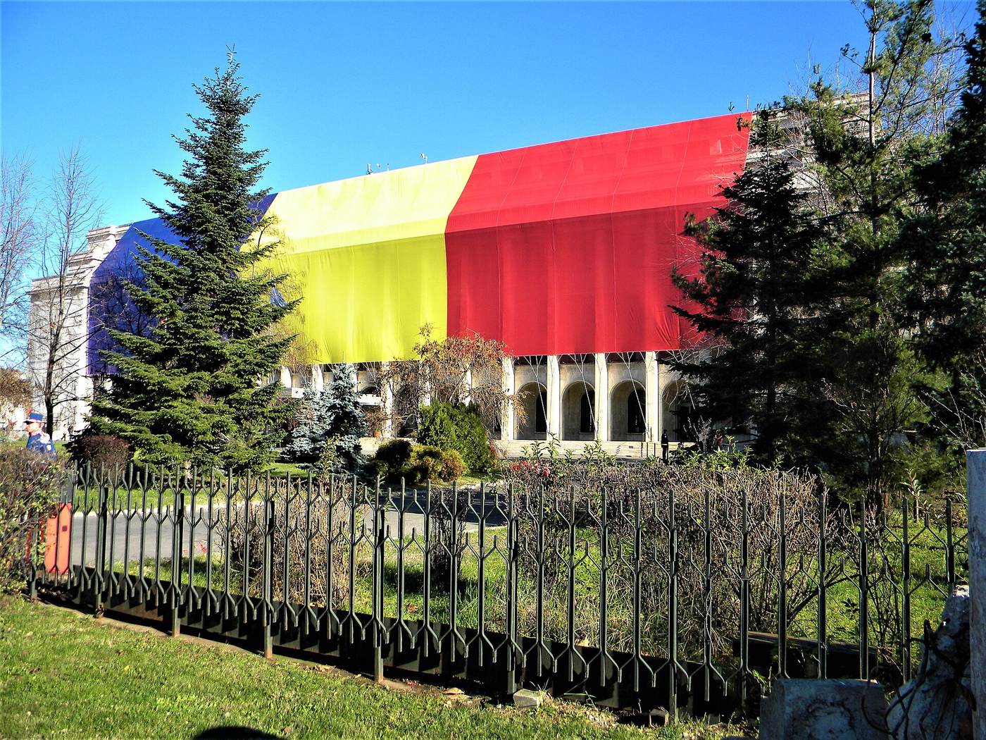 Victoria Palace, the seat of Romania's government, in Bucharest