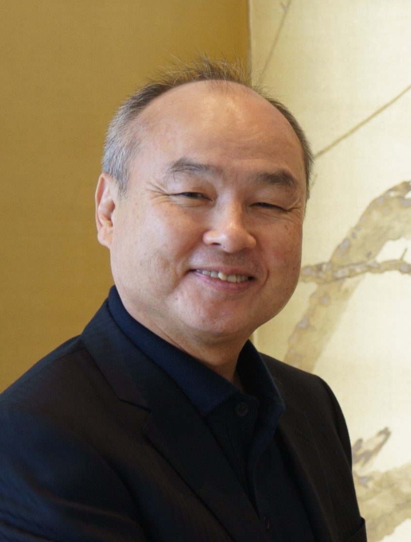 SoftBank Group CEO Masayoshi Son at the company's Tokyo headquarters in May 2025