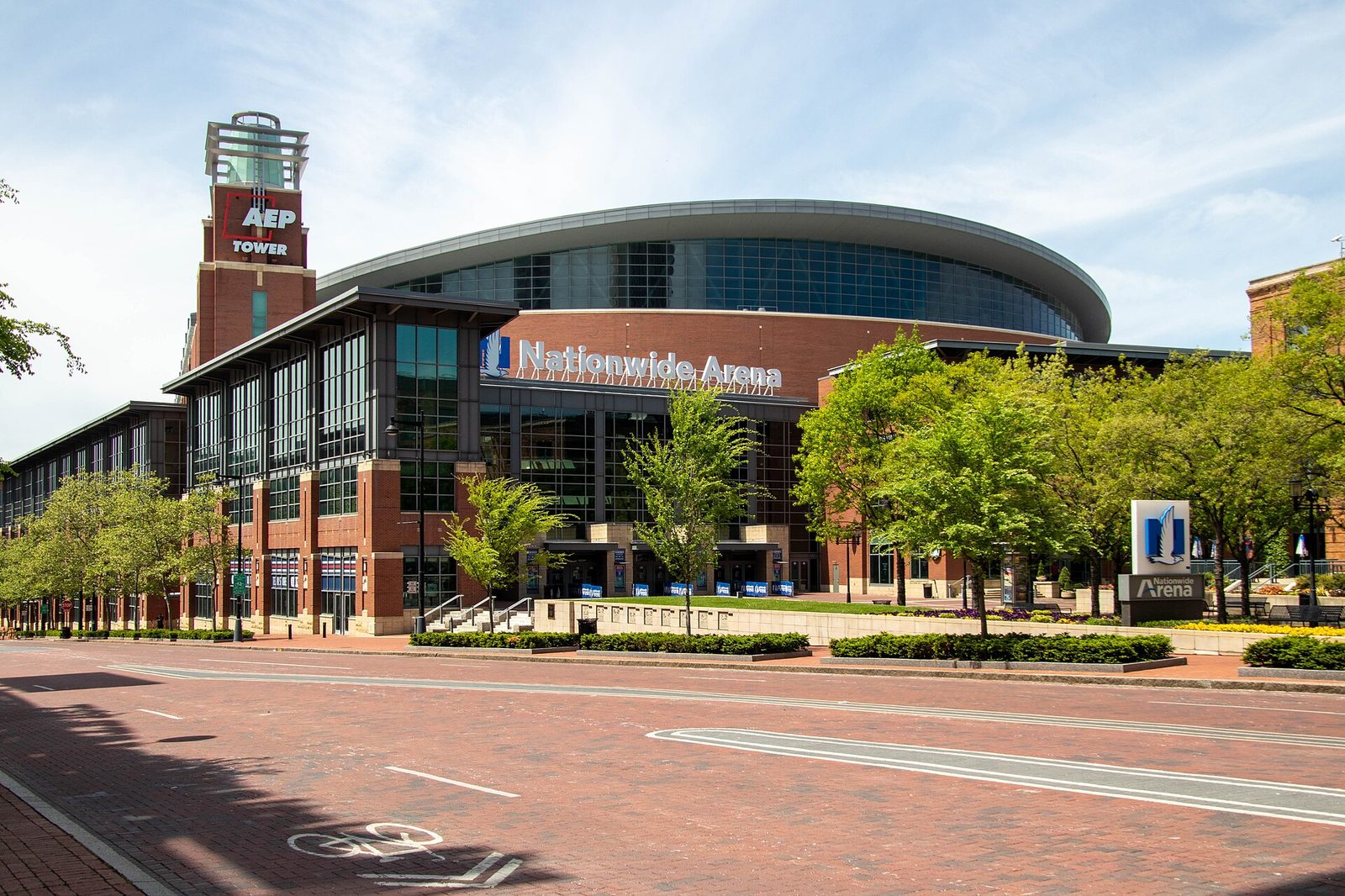 Nationwide Arena, home of the Columbus Blue Jackets