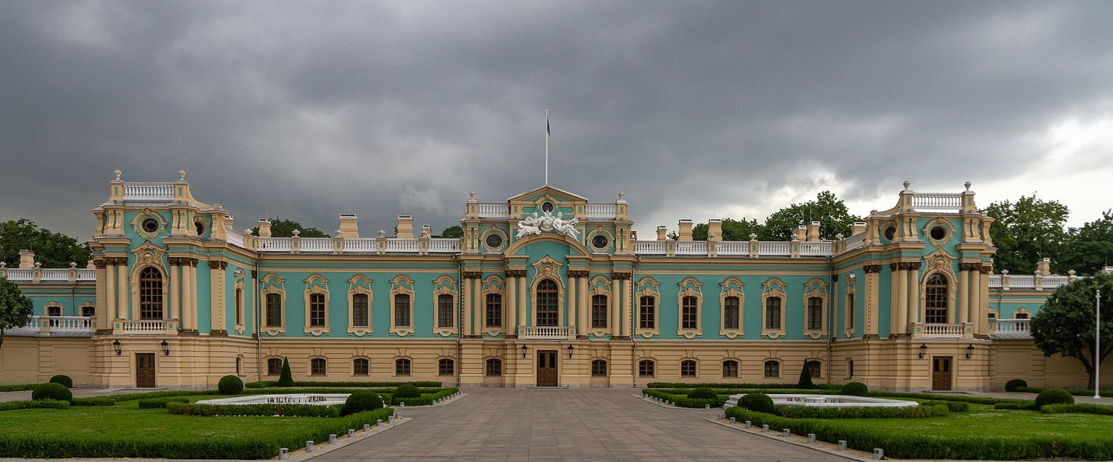 Mariinsky Palace, the Ukrainian president's ceremonial residence in Kyiv