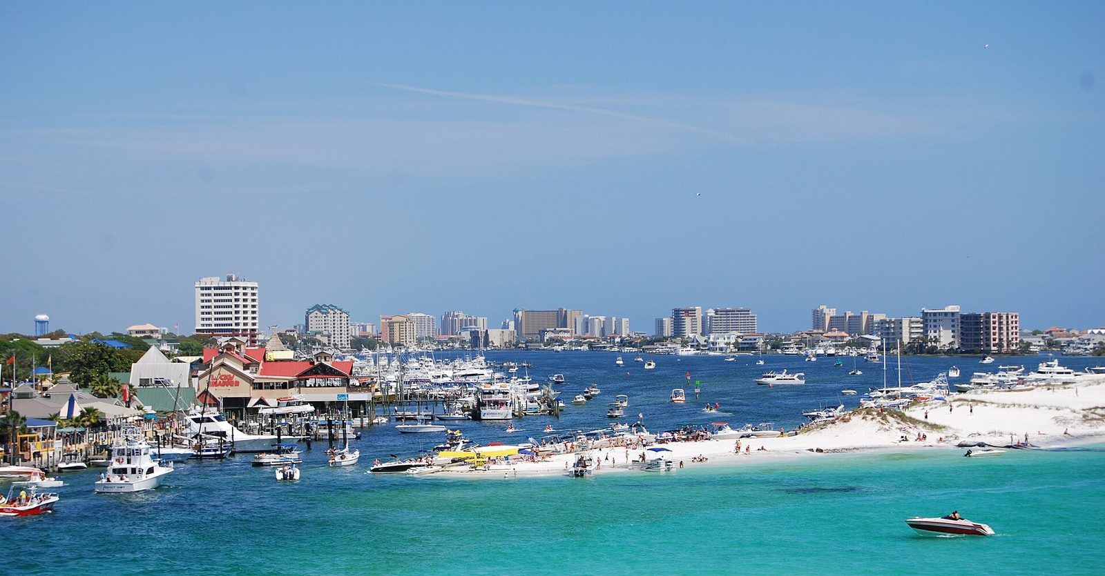 Destin, Florida, seen from Destin Harbor
