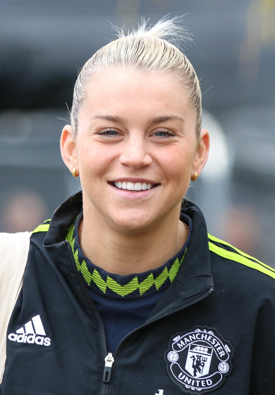 England forward Alessia Russo playing for Manchester United in a 2023 FA Cup quarterfinal