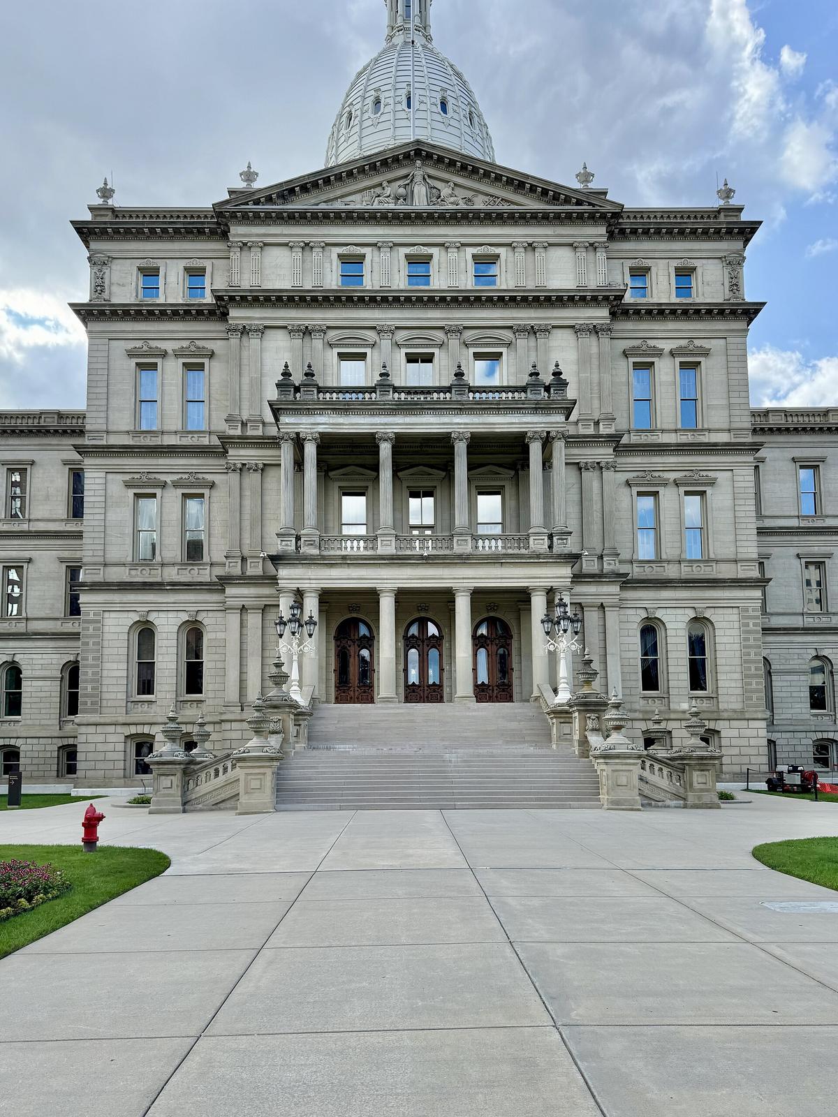 The Michigan State Capitol in Lansing