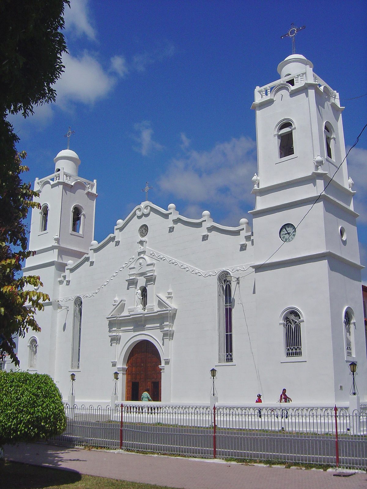 The cathedral in Penonomé, Panama, in an earlier file photo before the earthquake