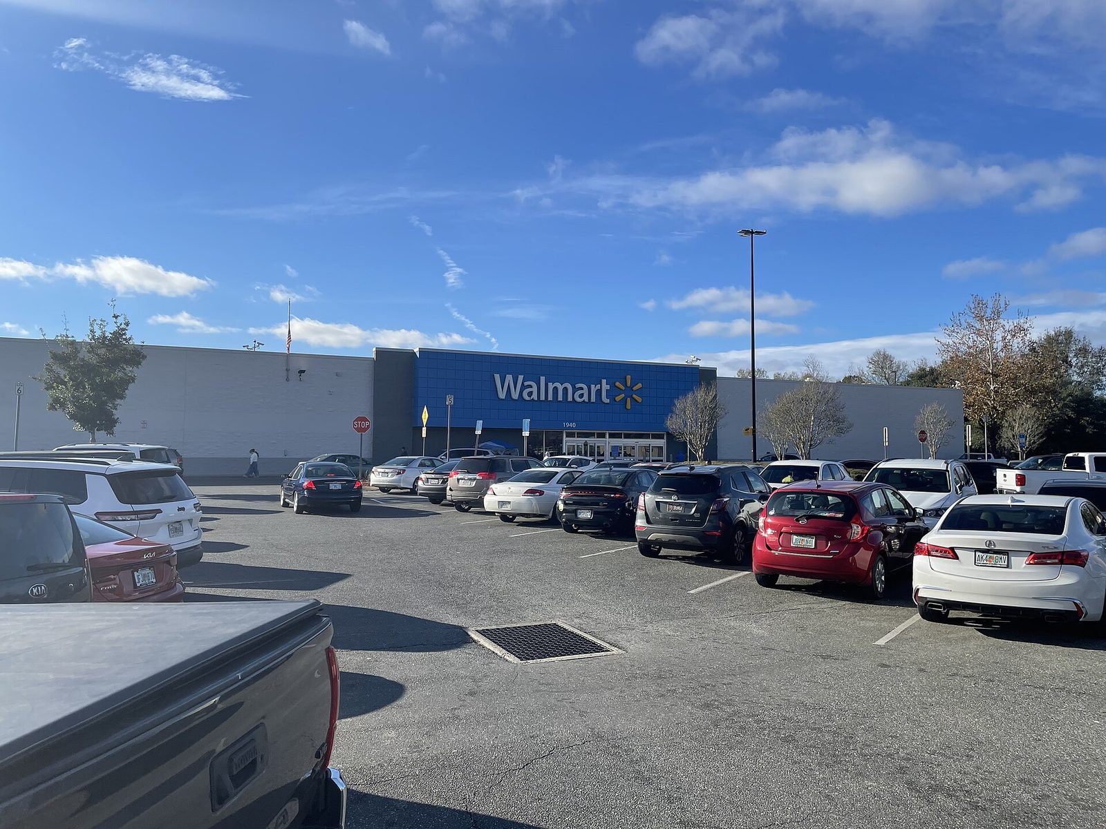 Walmart Supercenter store entrance
