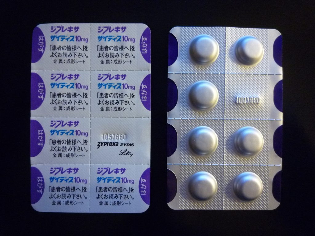Package of Zyprexa Zydis, a brand of the schizophrenia drug olanzapine