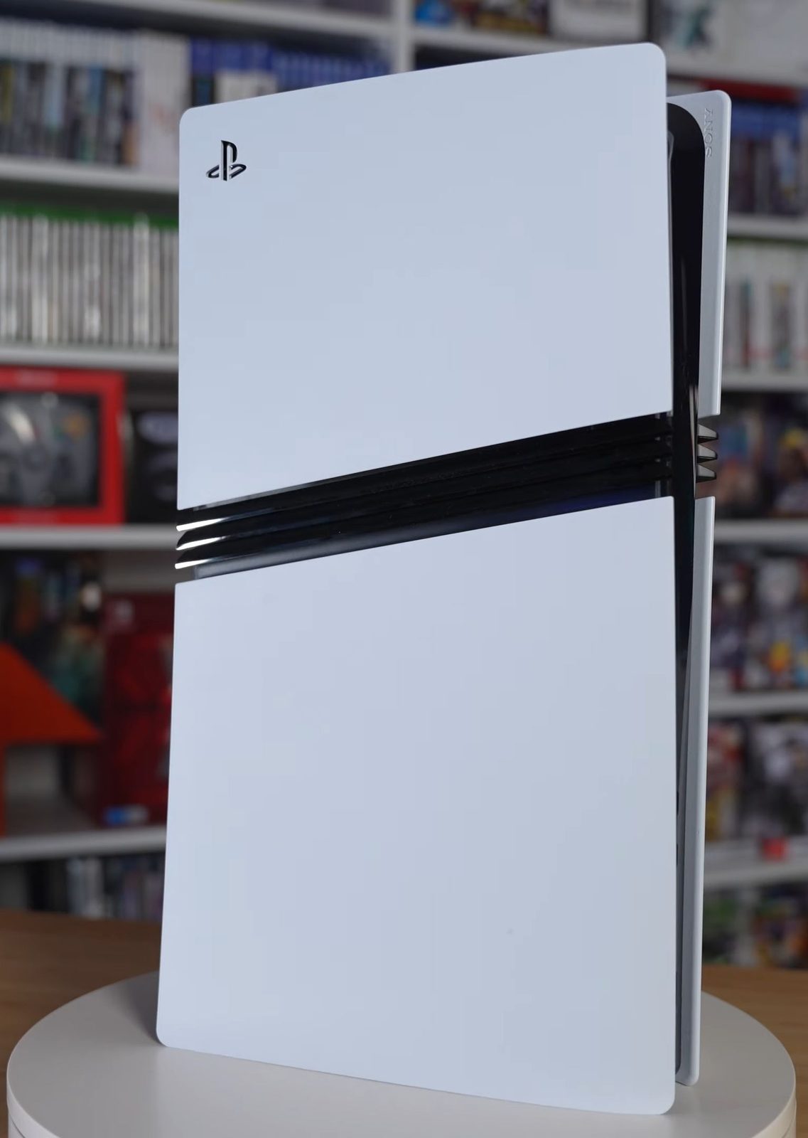PlayStation 5 Pro view without a disc drive