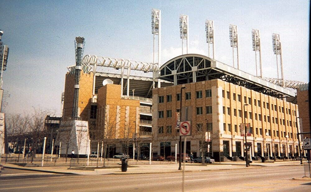 Progressive Field when it was called Jacobs Field, Cleveland, Ohio