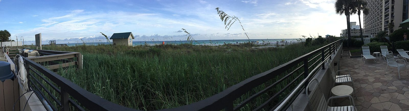 A beach in Destin, Florida, on the Gulf Coast