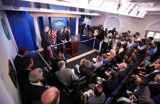 The James S. Brady Press Briefing Room at the White House