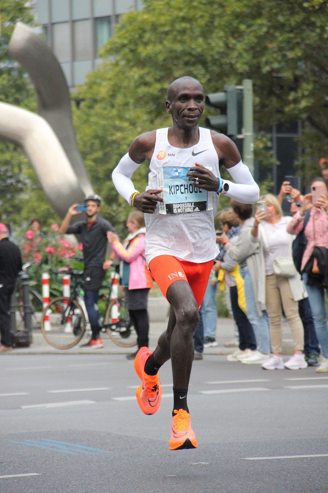 Eliud Kipchoge at the Berlin Marathon in 2022