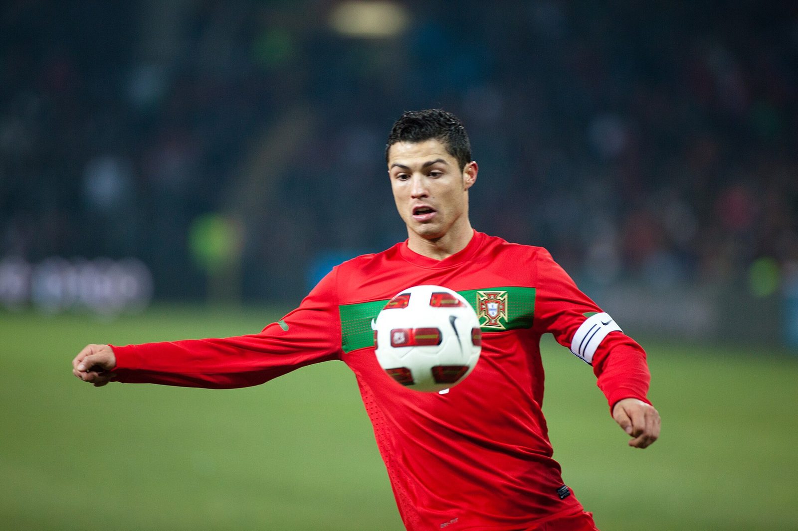Cristiano Ronaldo during the friendly match Portugal-Argentina, in Geneva