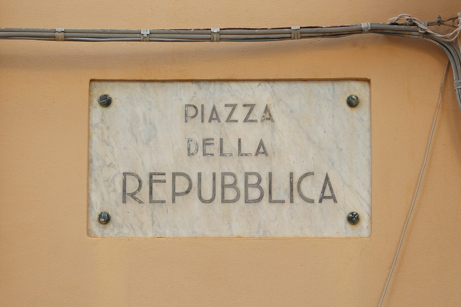 Piazza della Repubblica in Marsala, Sicily