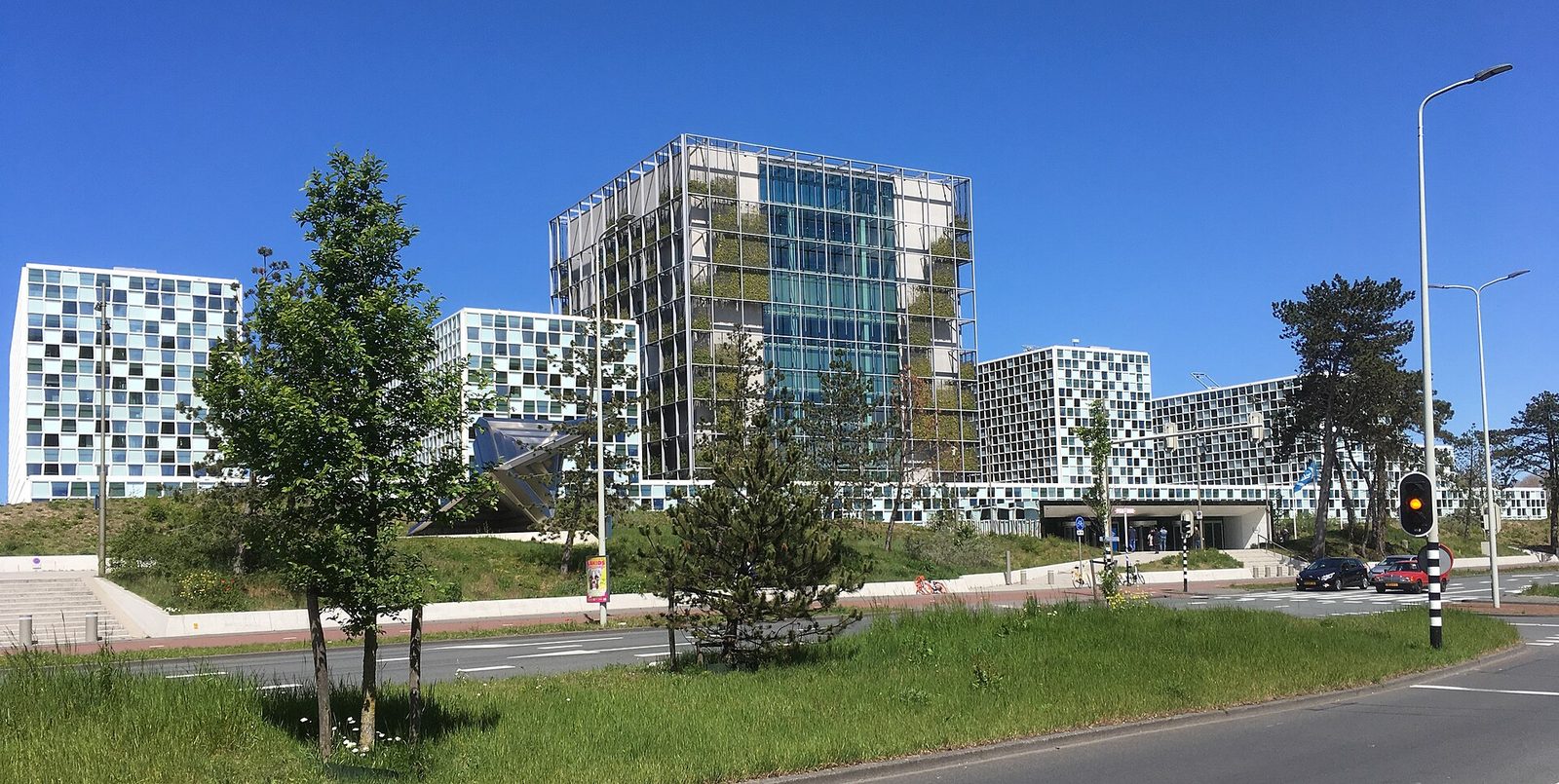 Building of the International Criminal Court (ICC) in The Hague in 2019