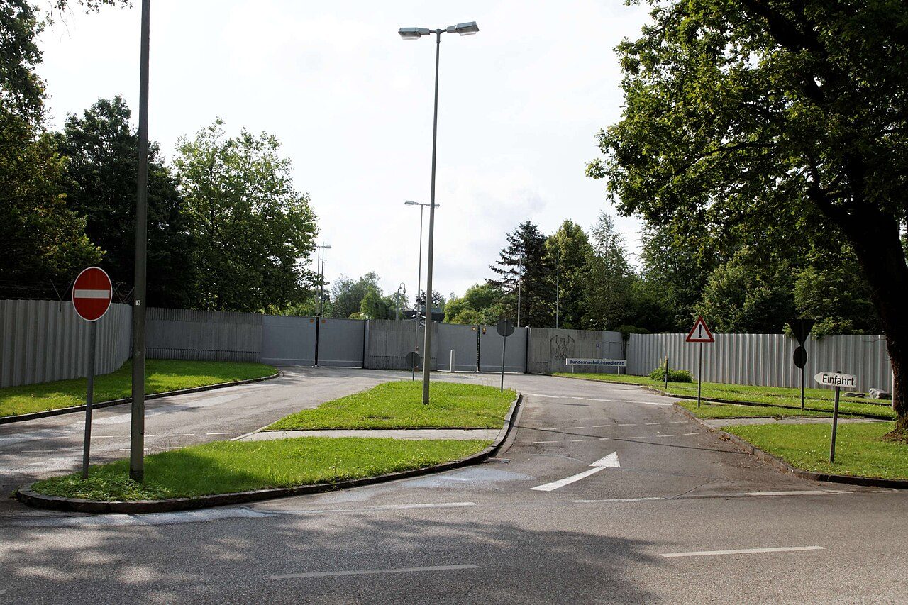 The former BND intelligence headquarters complex in Pullach, near Munich