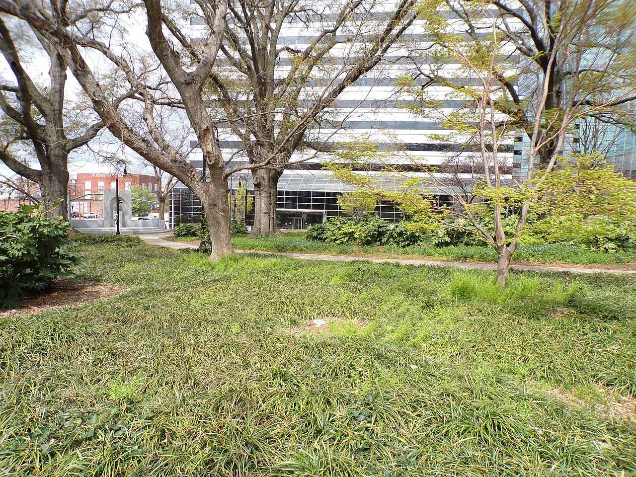 The grounds of the South Carolina State House in Columbia.
