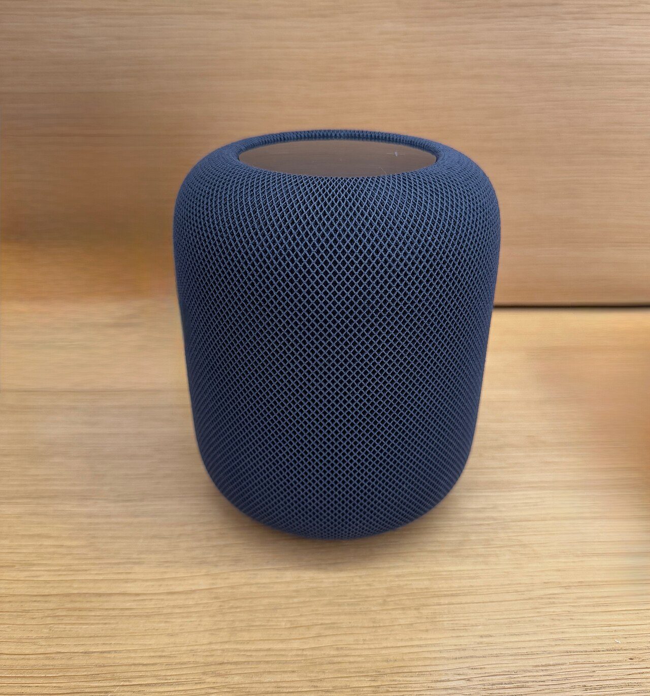 An Apple HomePod smart speaker