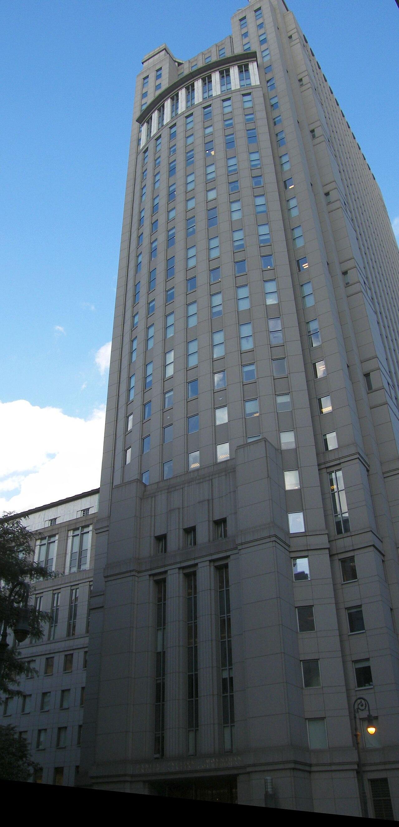 The Daniel Patrick Moynihan U.S. Courthouse in Manhattan