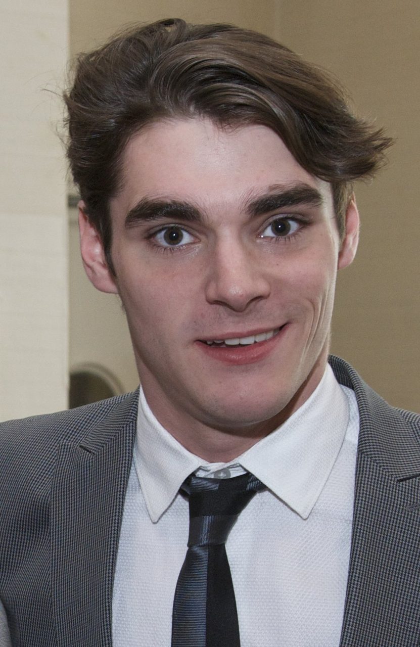 Actor RJ Mitte at the Peabody Awards in 2014