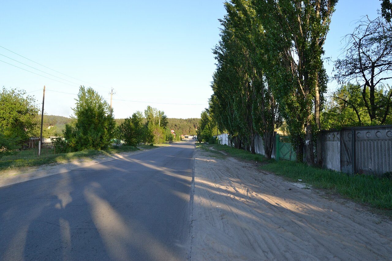Apartment blocks along Promyslova Street in Kyiv's Darnytsia area