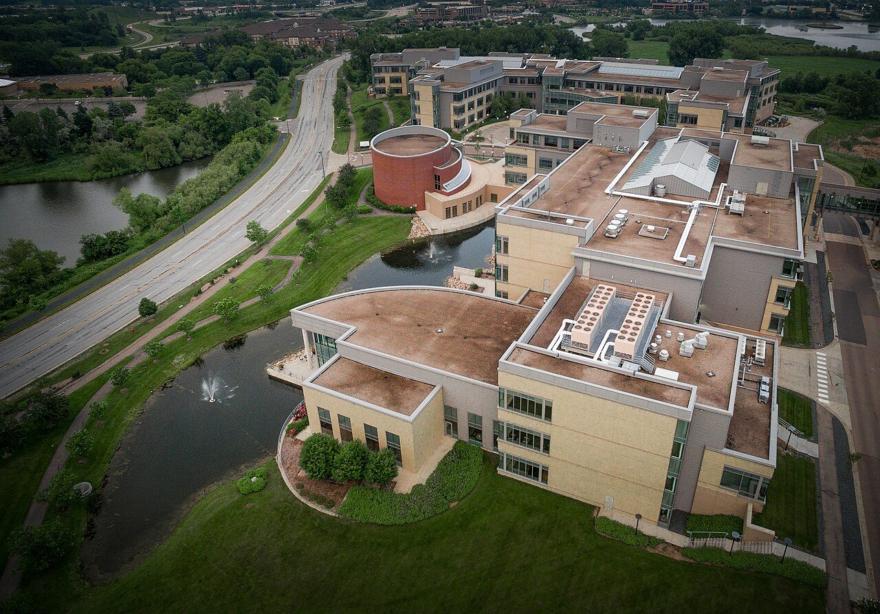 The Optum headquarters building in Eden Prairie, Minnesota