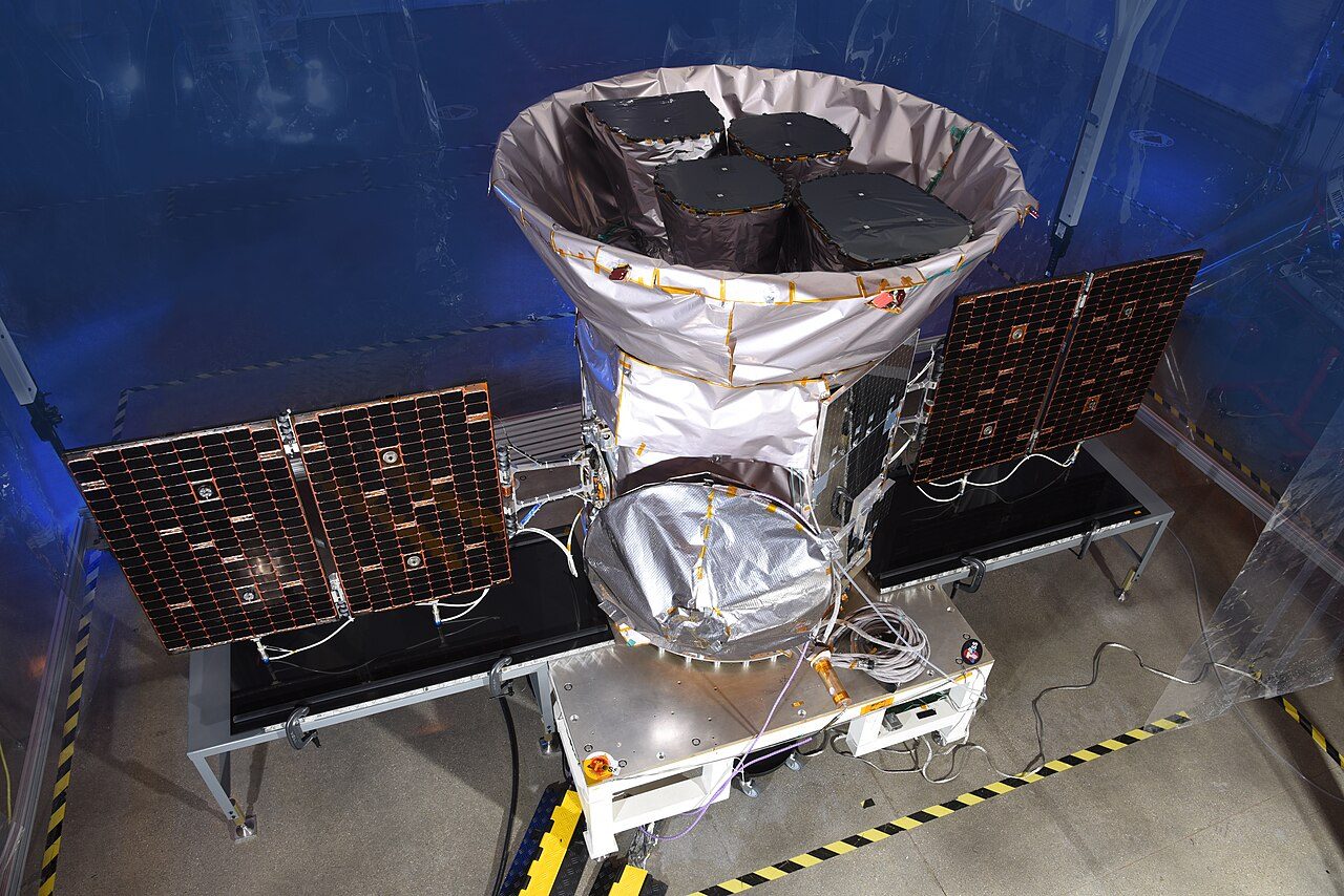 NASA's TESS spacecraft fully assembled before launch