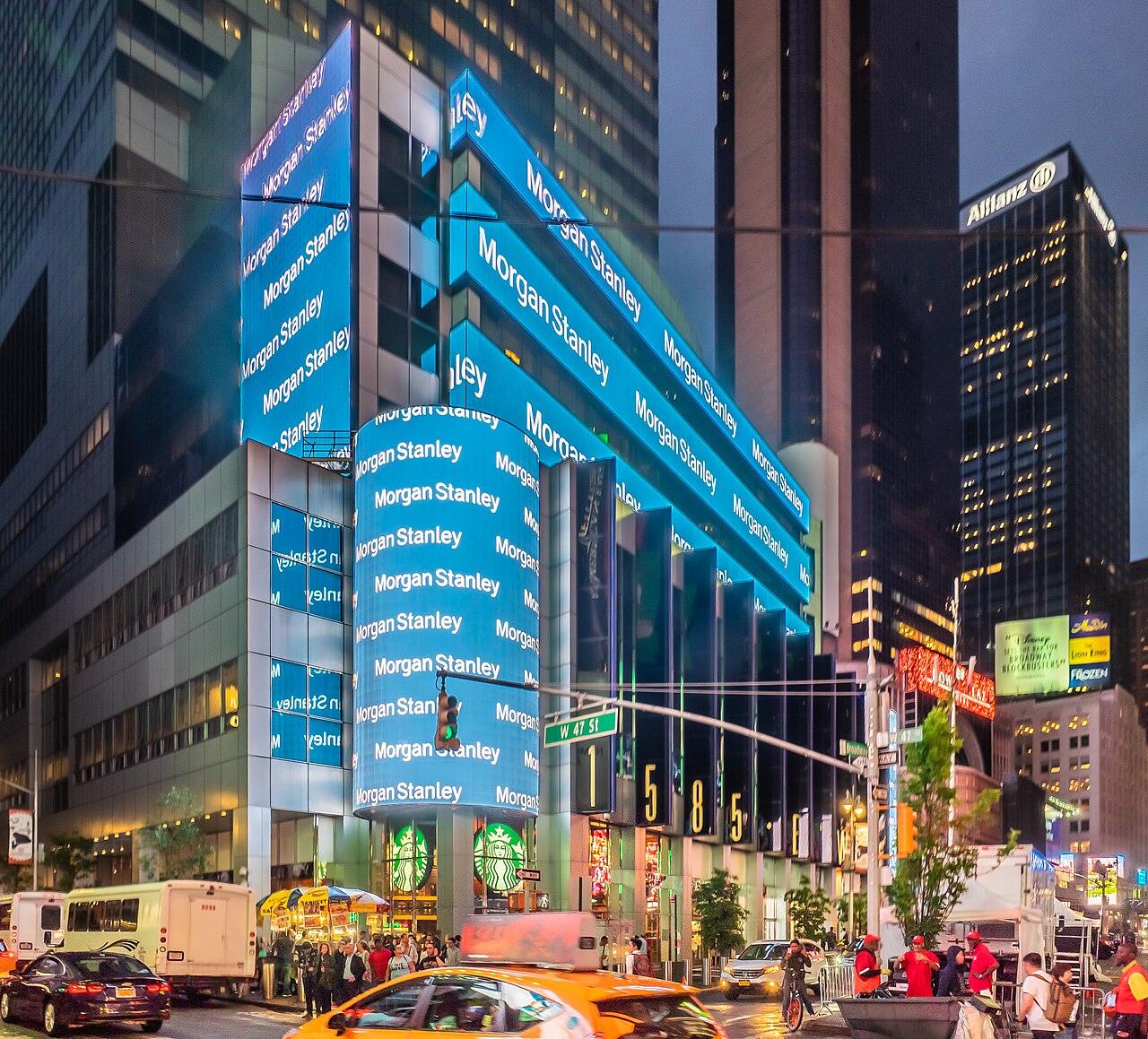 Morgan Stanley headquarters building in Midtown Manhattan