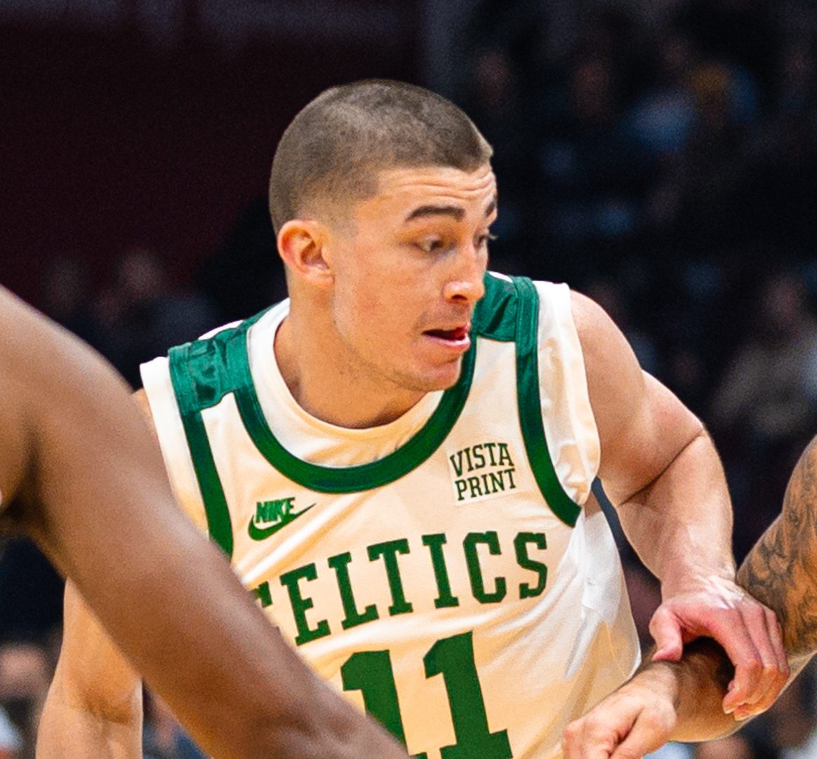 Payton Pritchard playing for the Boston Celtics