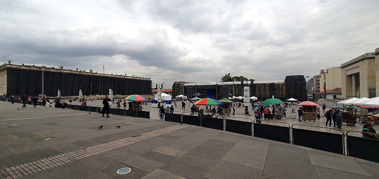 Plaza de Bolívar in central Bogotá