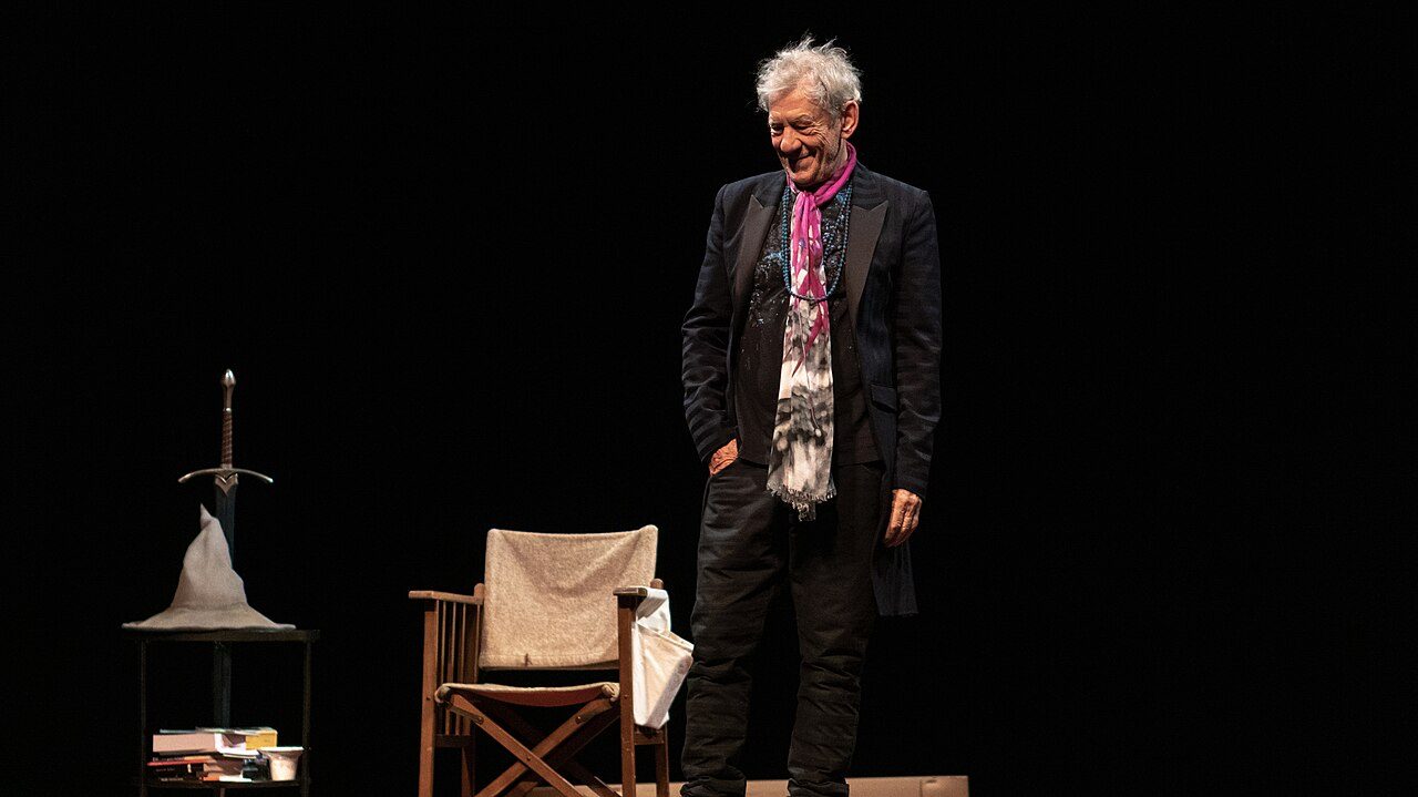 Ian McKellen at a public event in 2019