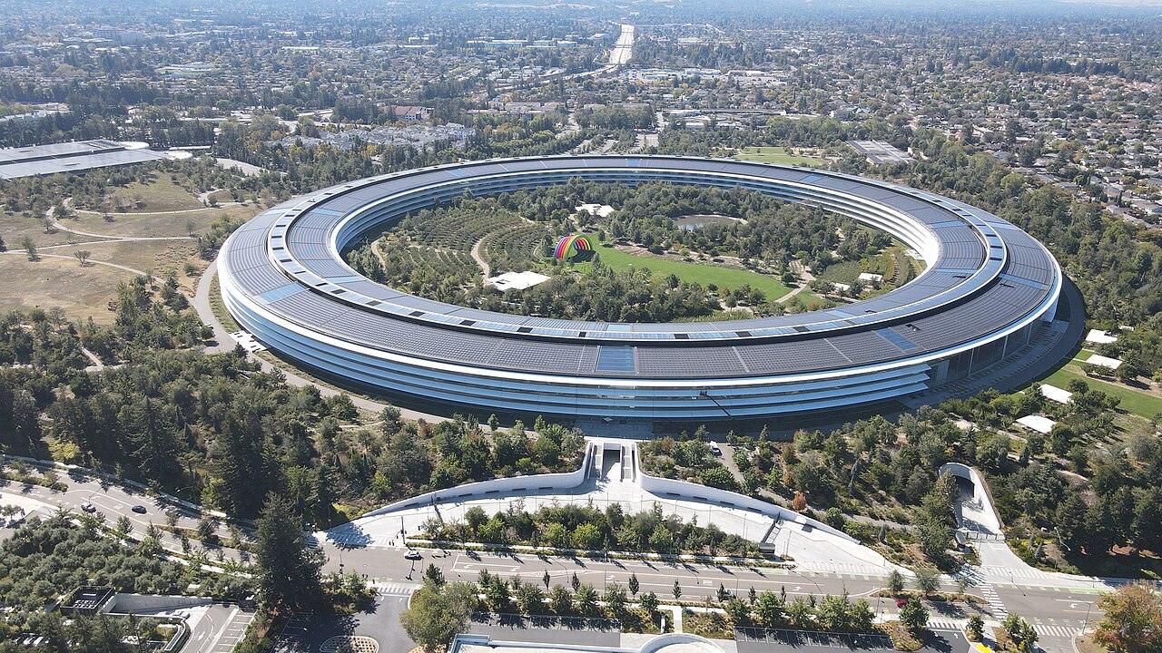 Apple Park, Apple's headquarters in Cupertino, California