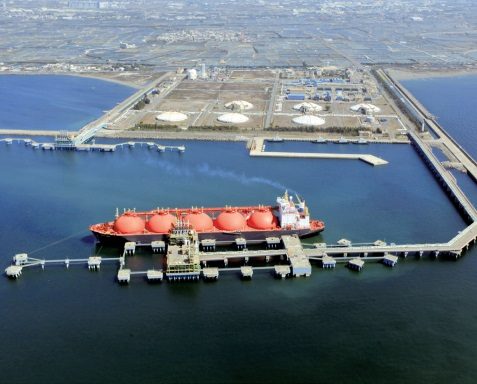The Yongan LNG terminal in Kaohsiung, Taiwan