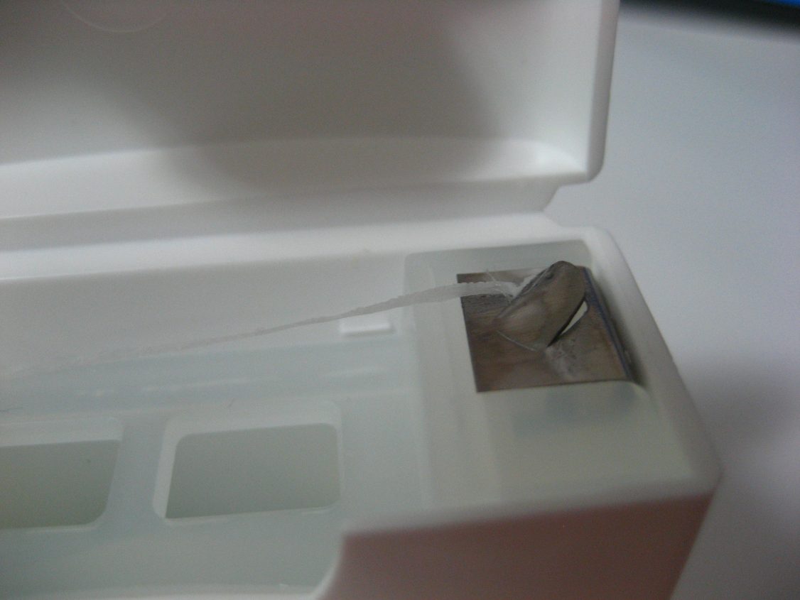 Close-up of dental floss