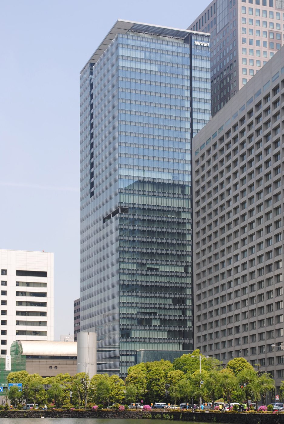 The Nikkei headquarters building in the Otemachi district of Tokyo