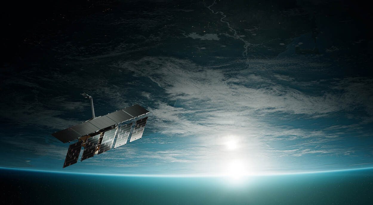 An ICEYE radar satellite model