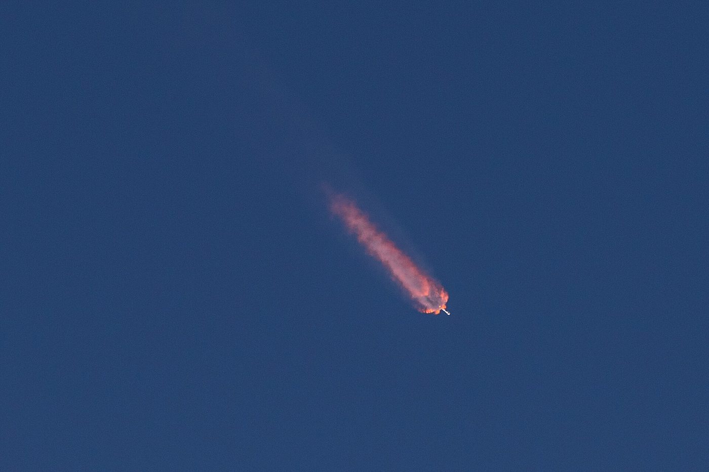 A Falcon 9 rocket lifting off at Cape Canaveral