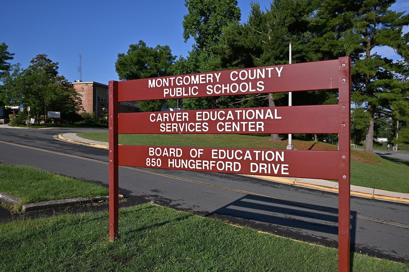 Montgomery County Board of Education sign