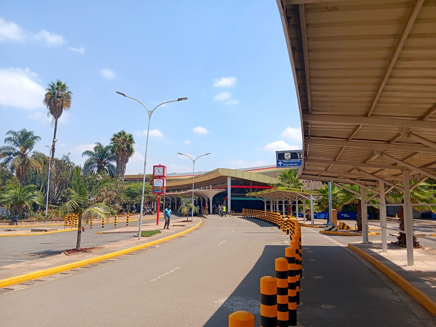 Terminal building at Jomo Kenyatta International Airport