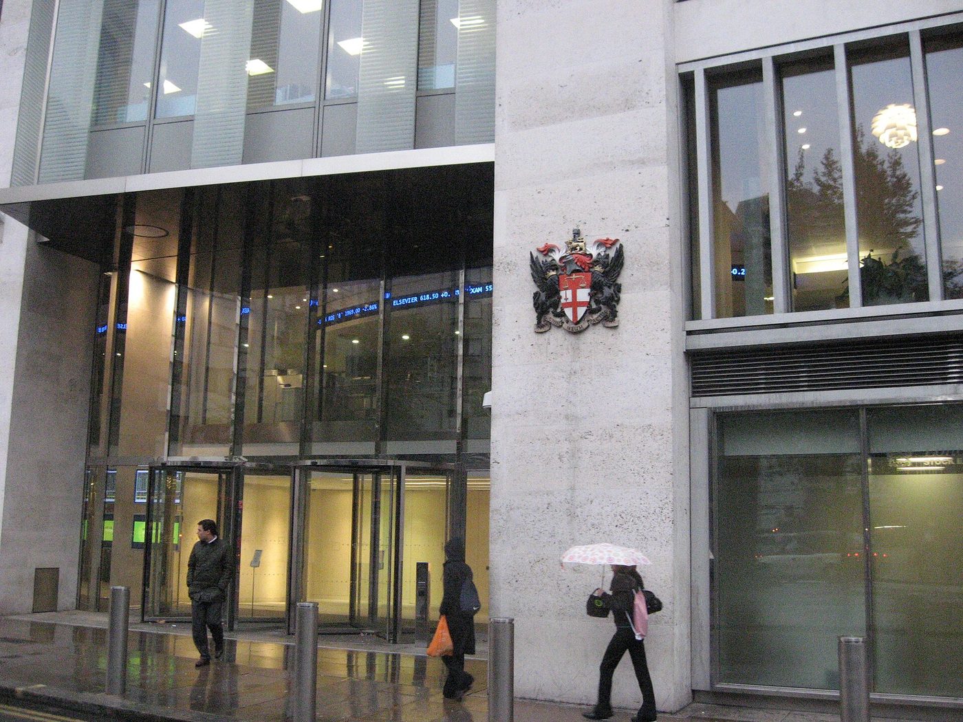 The London Stock Exchange building at Paternoster Square
