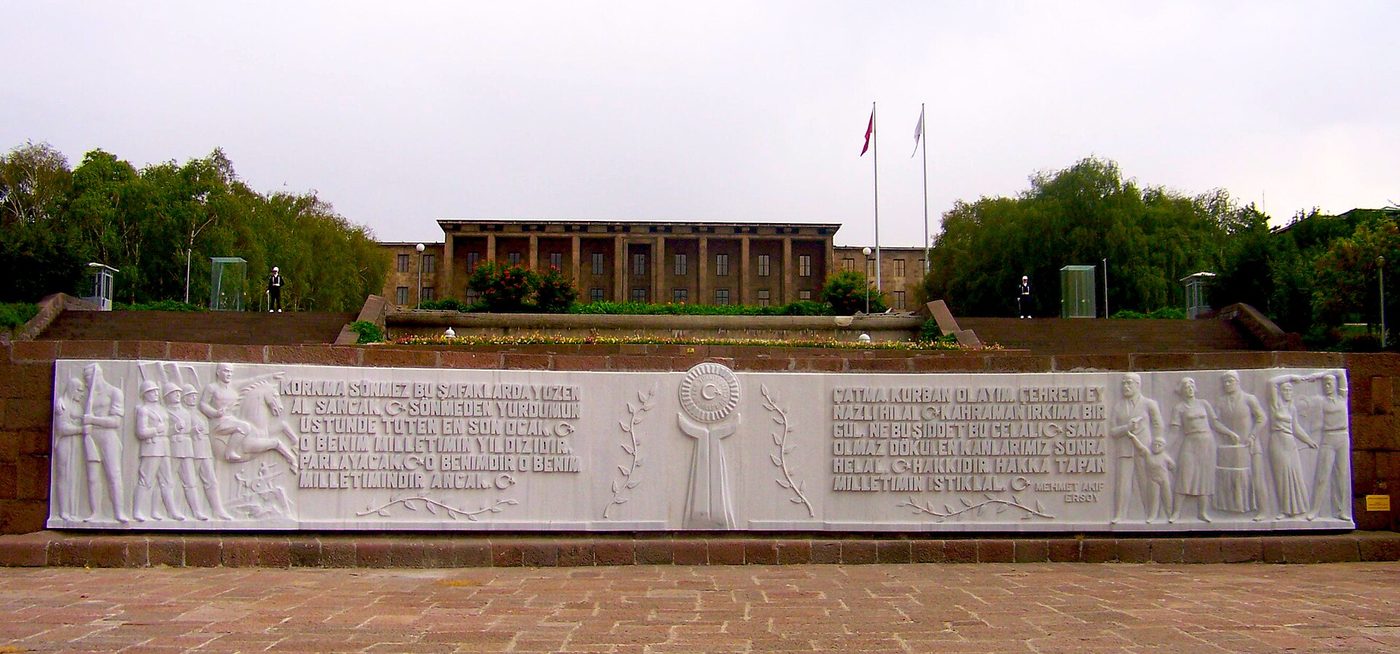 The Grand National Assembly of Turkey building in Ankara