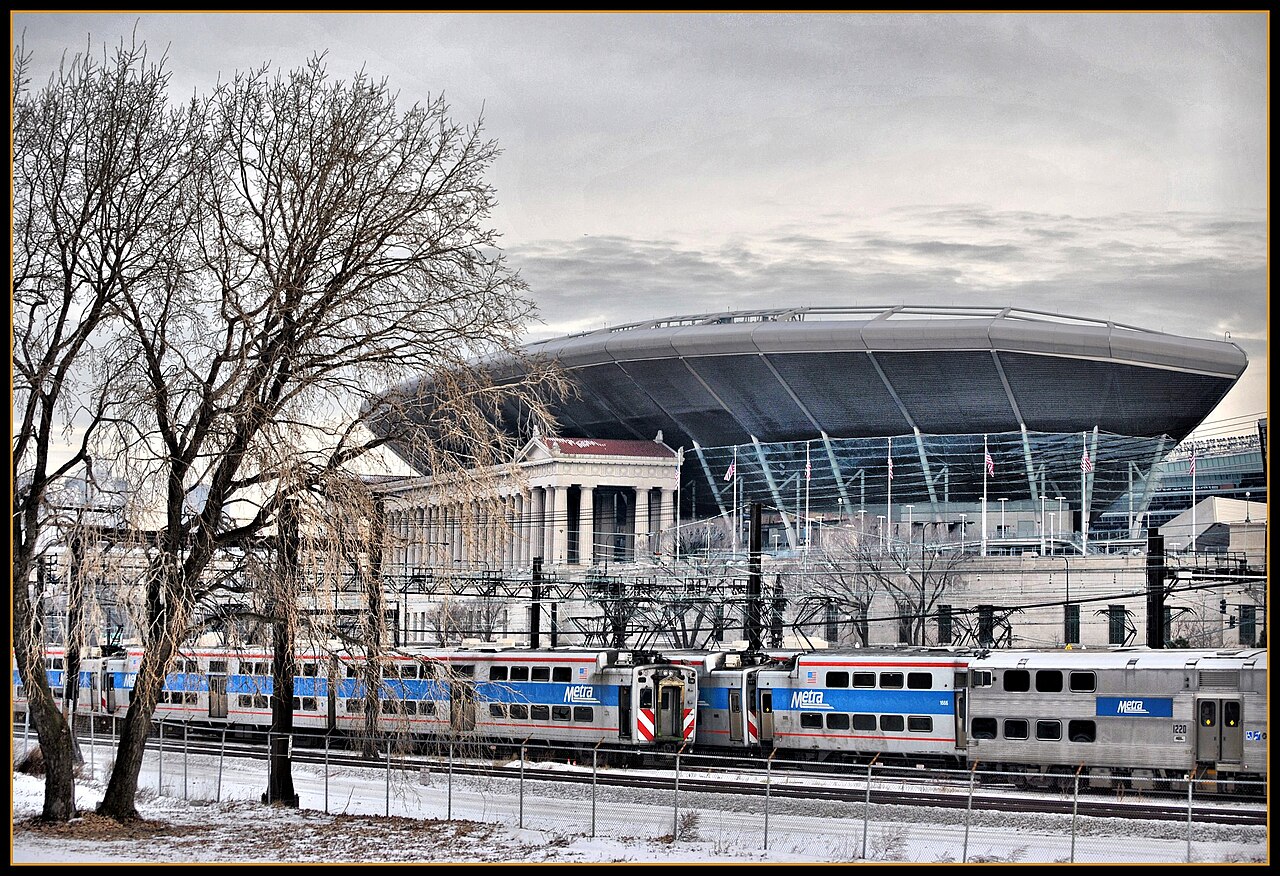 Soldier Field stadium in Chicago