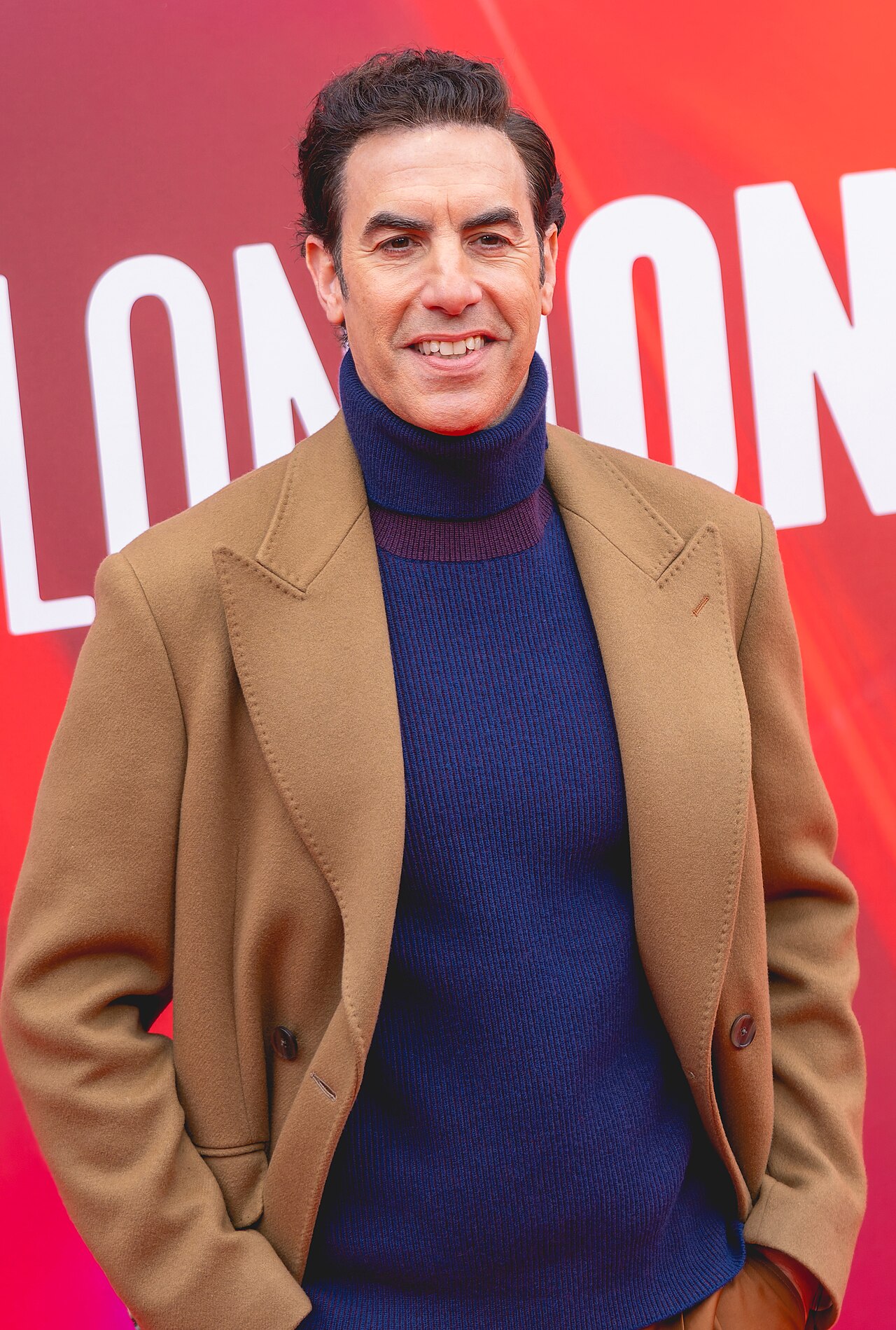 Sacha Baron Cohen at a public event in 2024