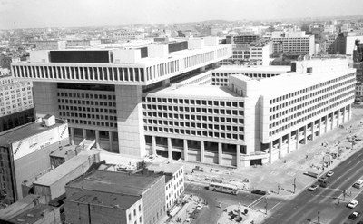 The J. Edgar Hoover Building, FBI headquarters in Washington
