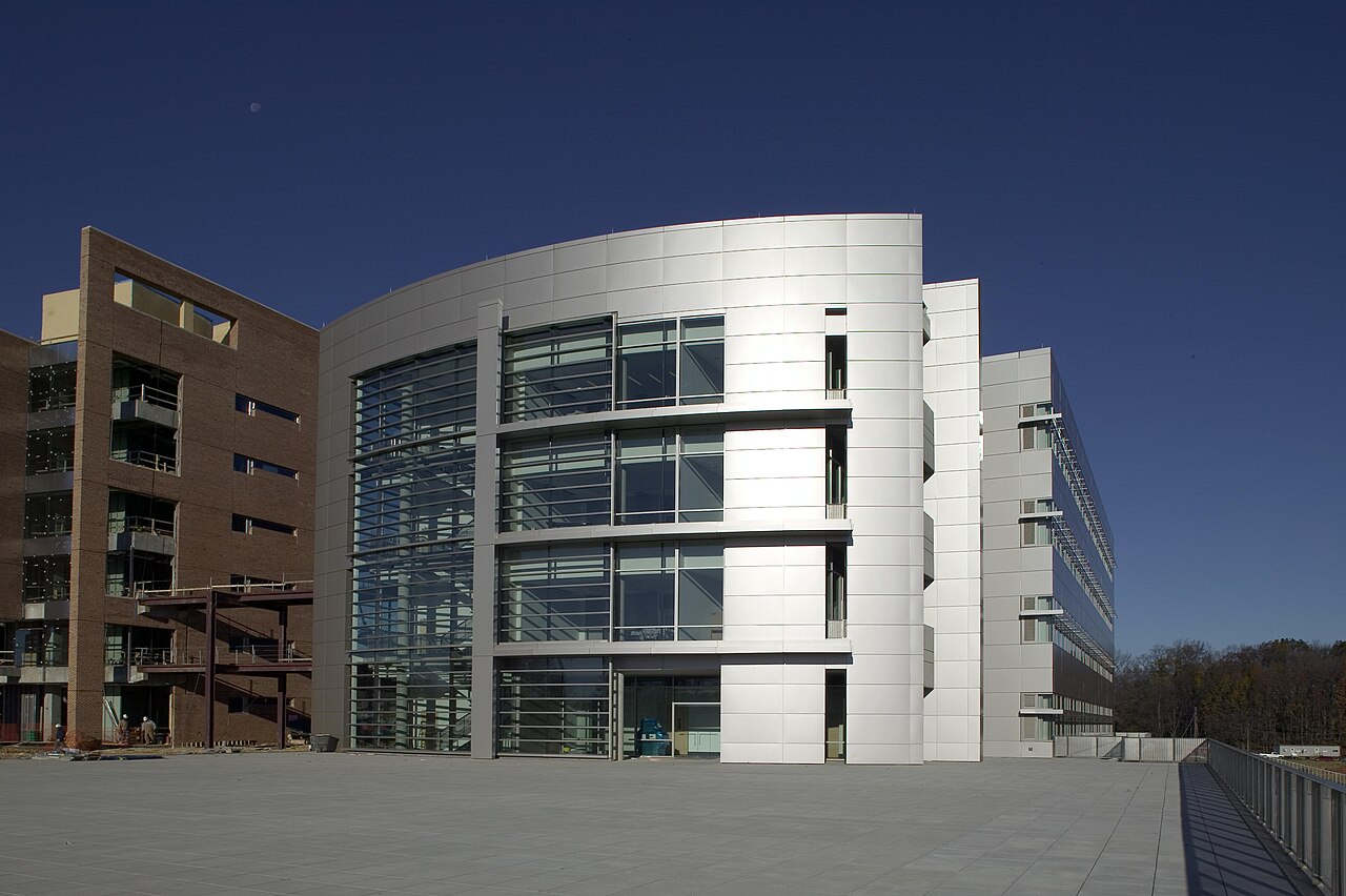 The exterior of an FDA laboratory building on the agency's campus in Maryland