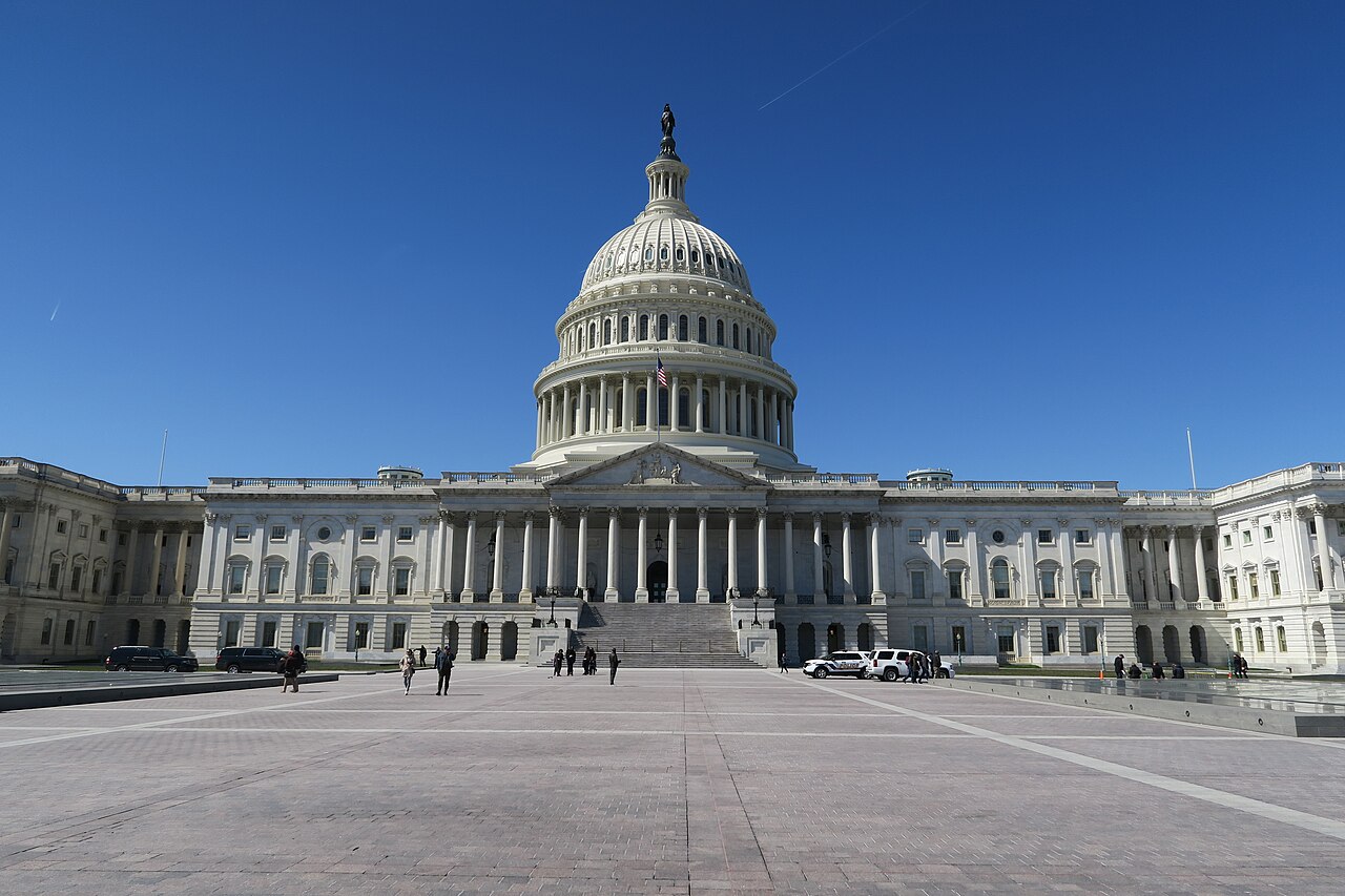 The east front of the US Capitol in Washington