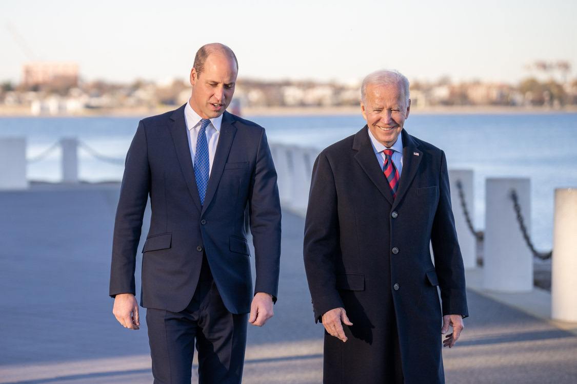Prince William meets with President Joe Biden in Boston