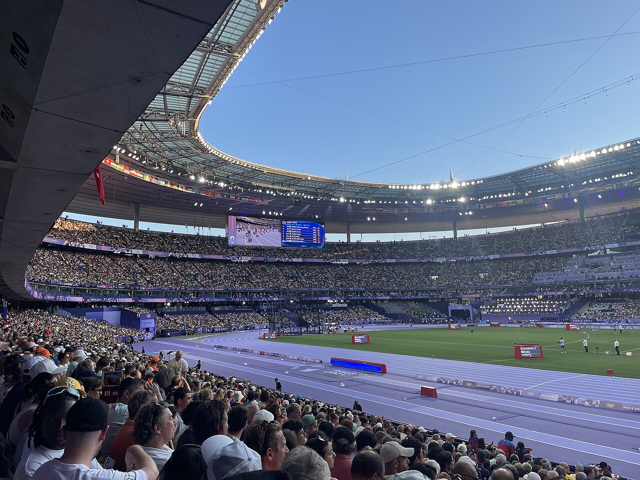 The Stade de France stadium near Paris during the 2024 Olympics